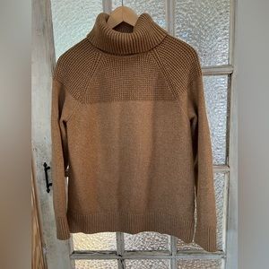 LL Bean medium tan turtleneck